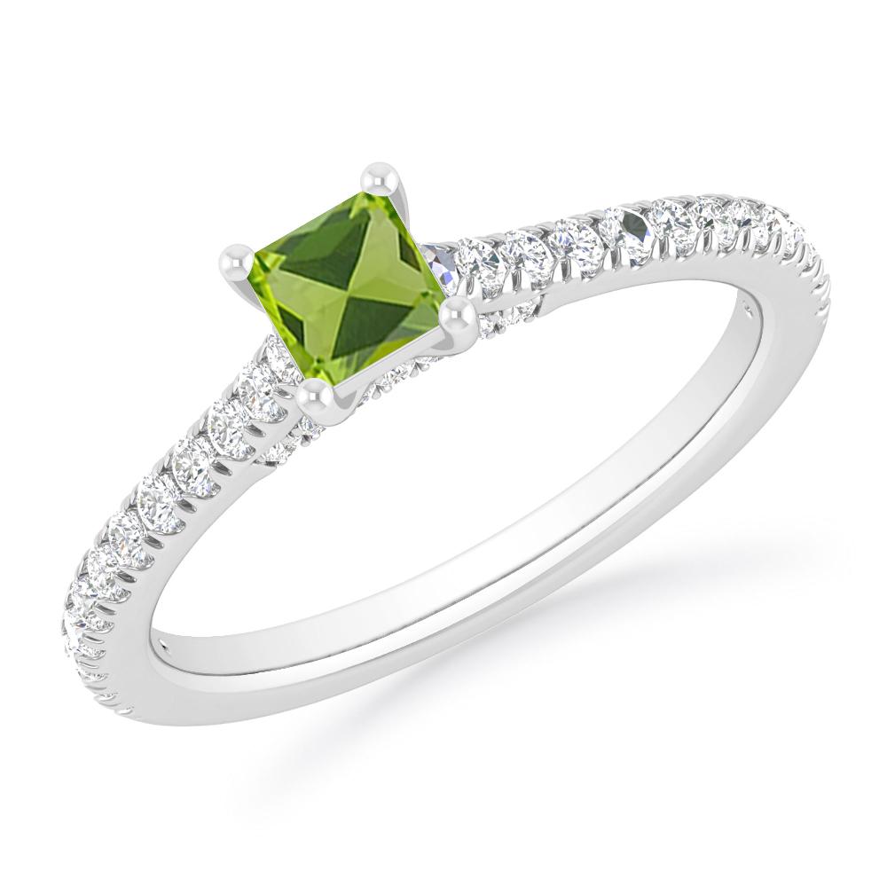 White Gold - Peridot