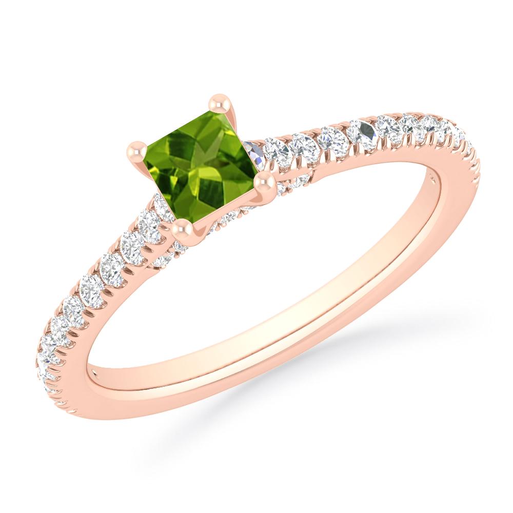 Rose Gold - Peridot