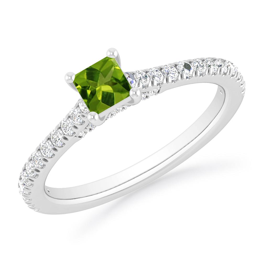 White Gold - Peridot