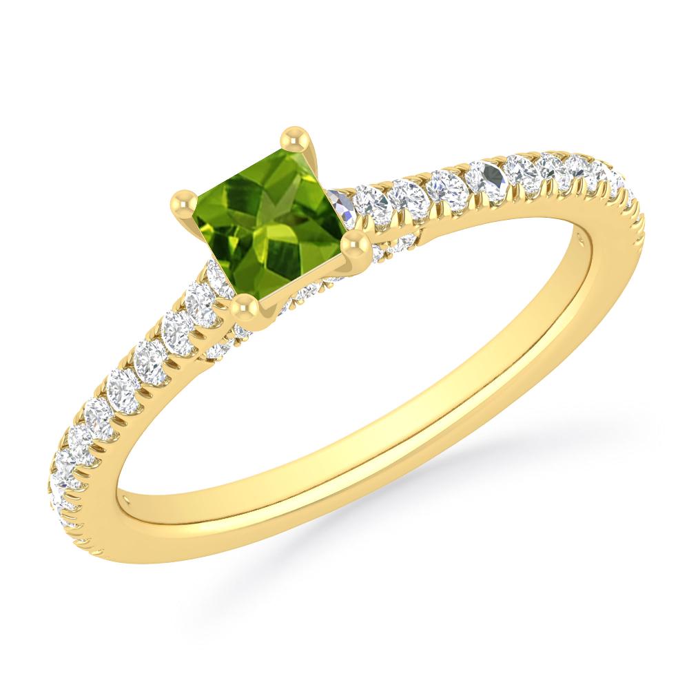 Yellow Gold - Peridot