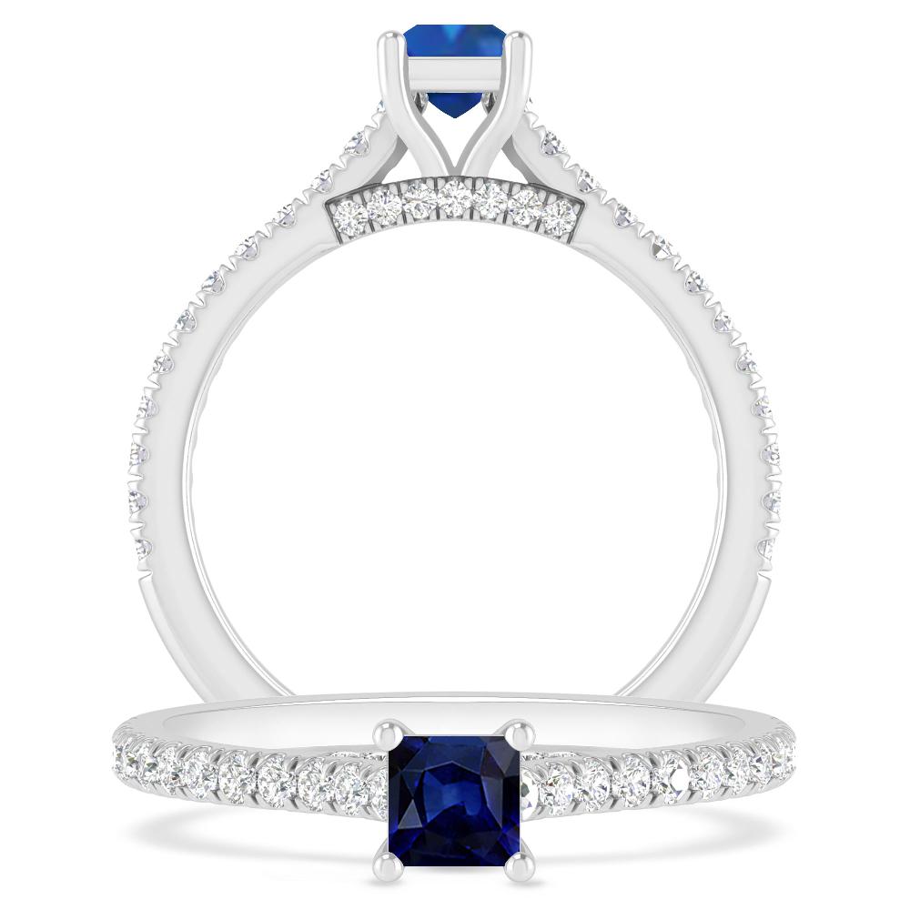 White Gold - Sapphire