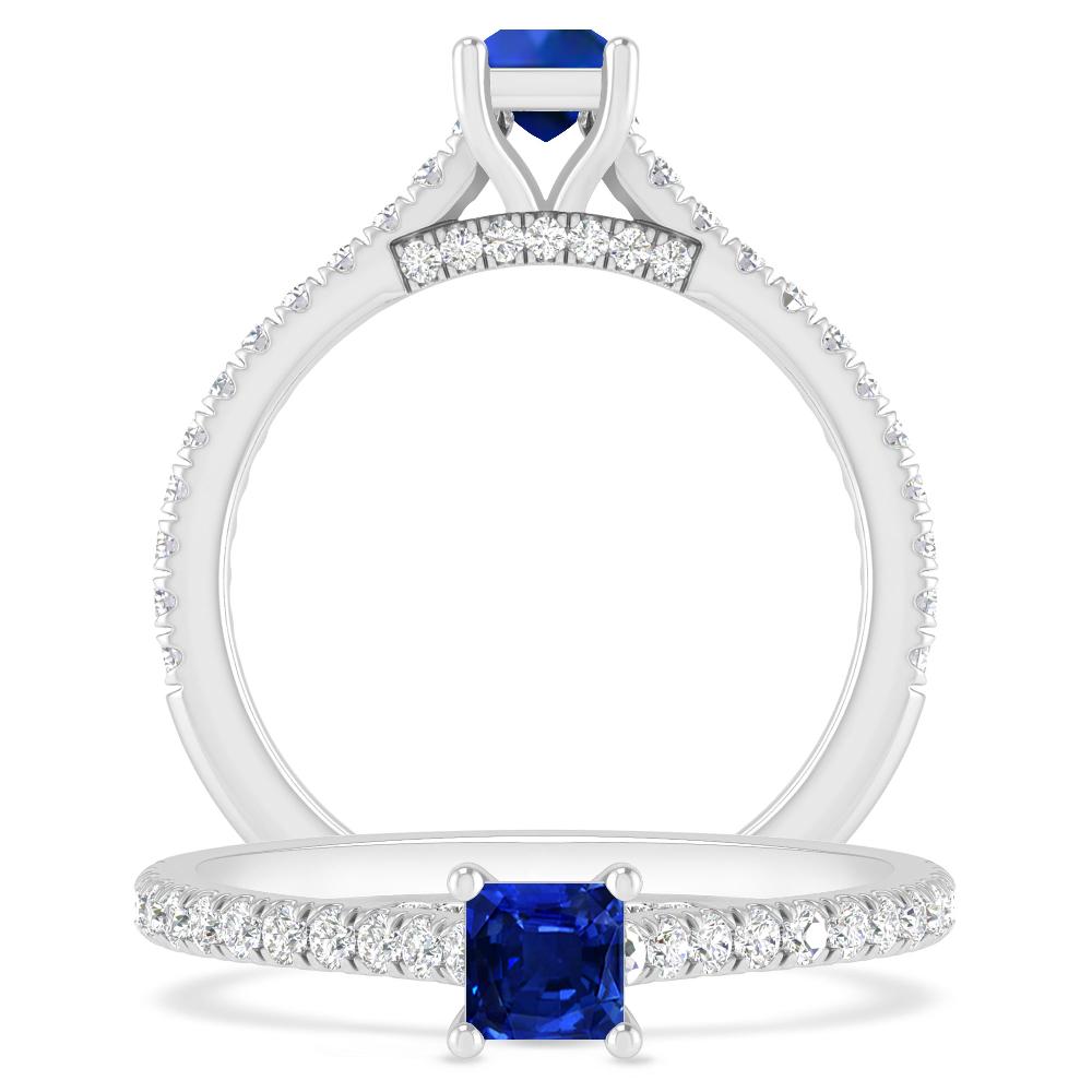 White Gold - Sapphire