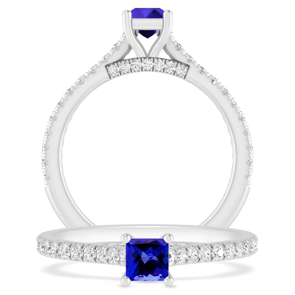 White Gold - Tanzanite