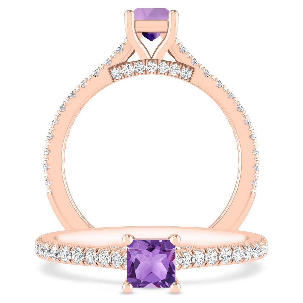 Rose Gold - Amethyst