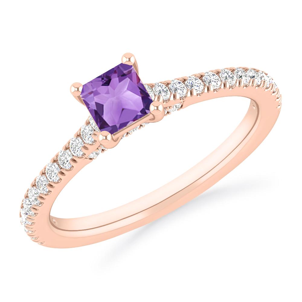 Rose Gold - Amethyst