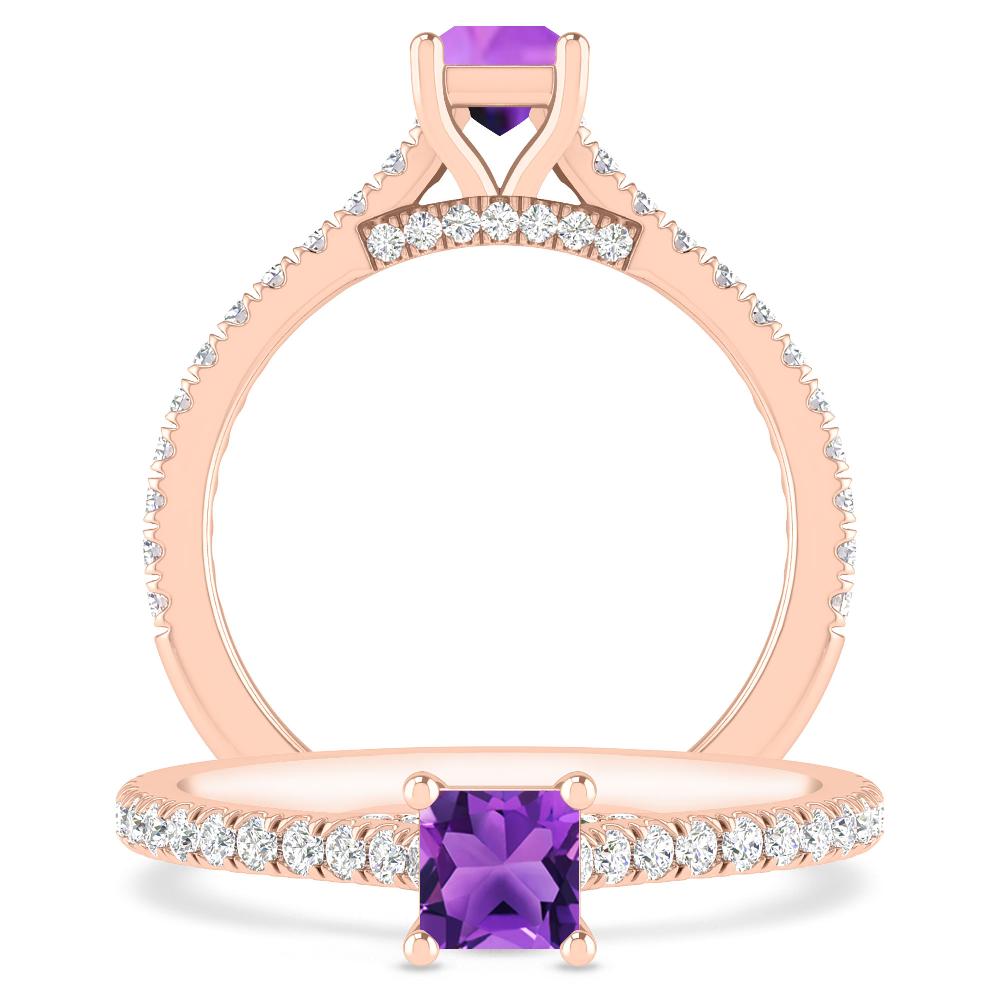 Rose Gold - Amethyst