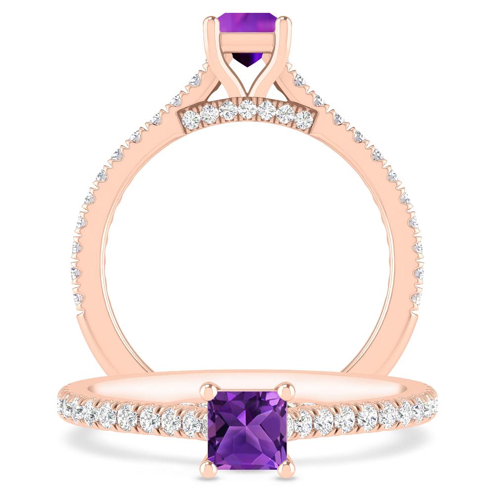 Rose Gold - Amethyst