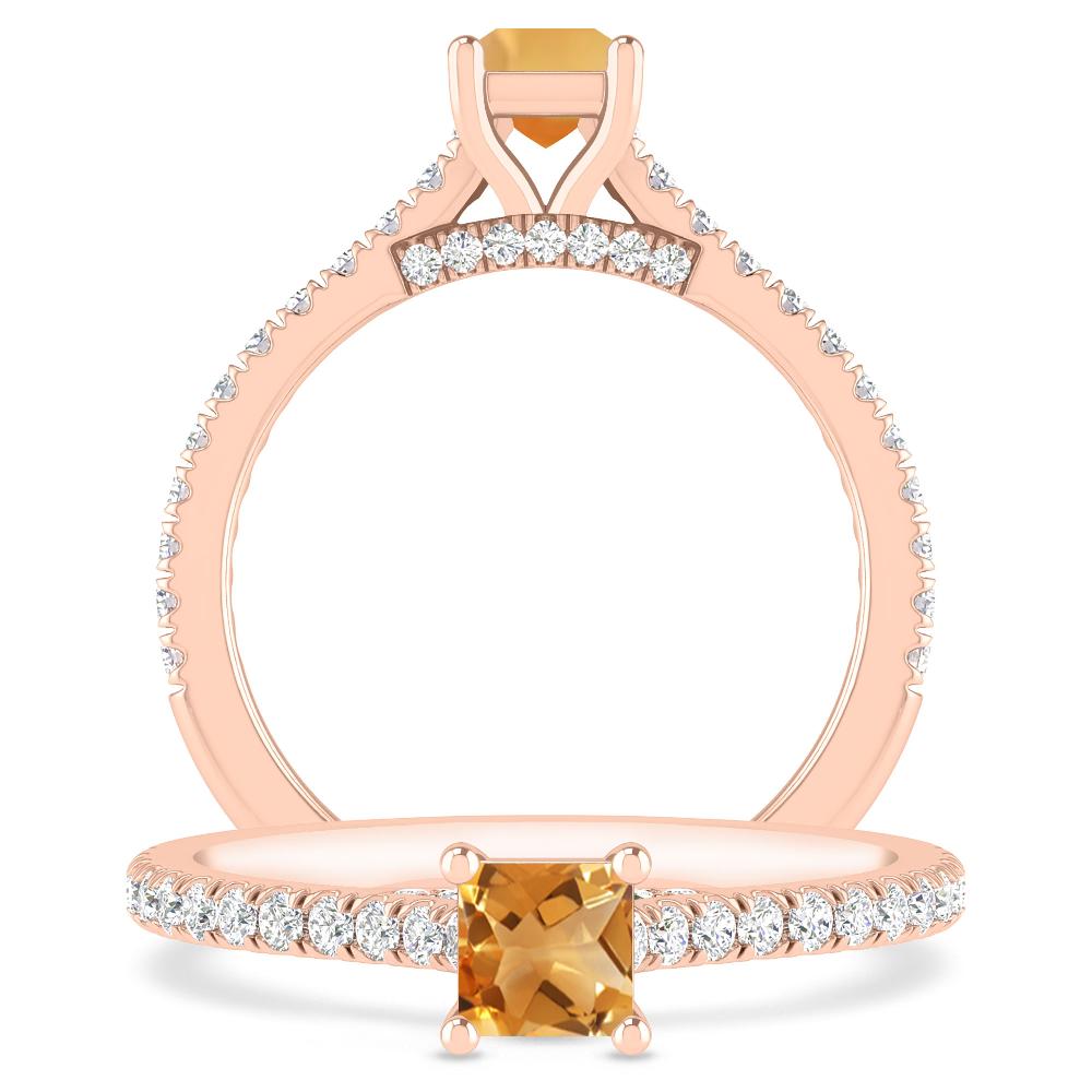 Rose Gold - Citrine