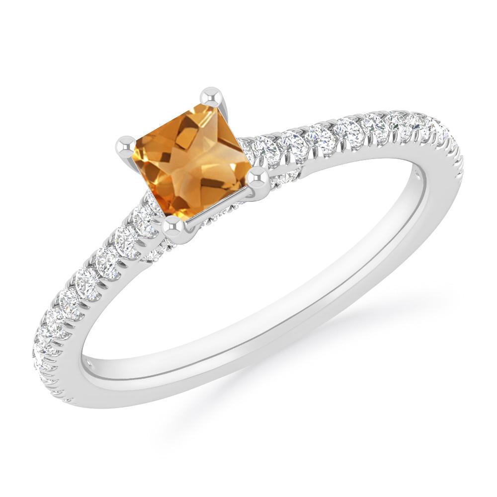 White Gold - Citrine