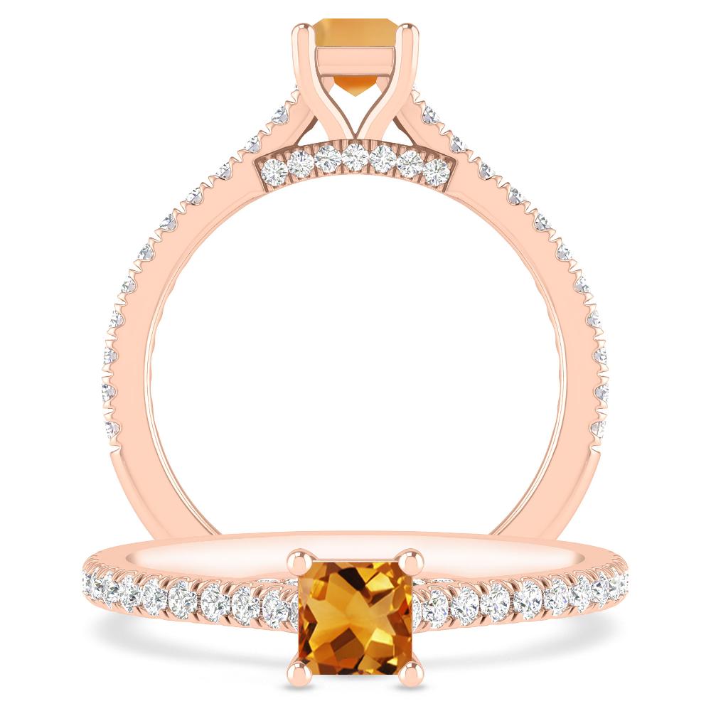 Rose Gold - Citrine