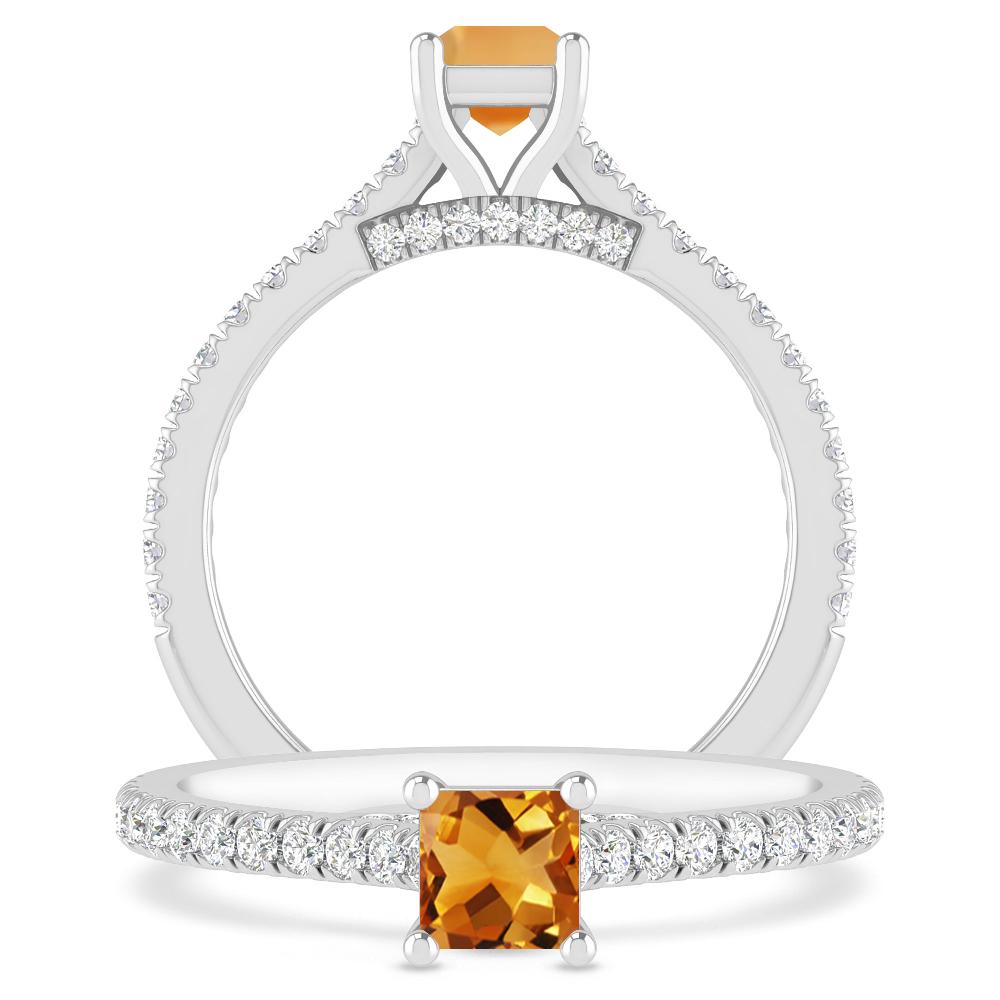 White Gold - Citrine