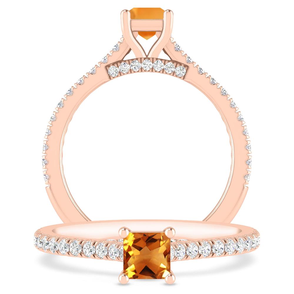 Rose Gold - Citrine