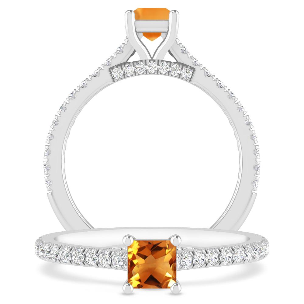 White Gold - Citrine