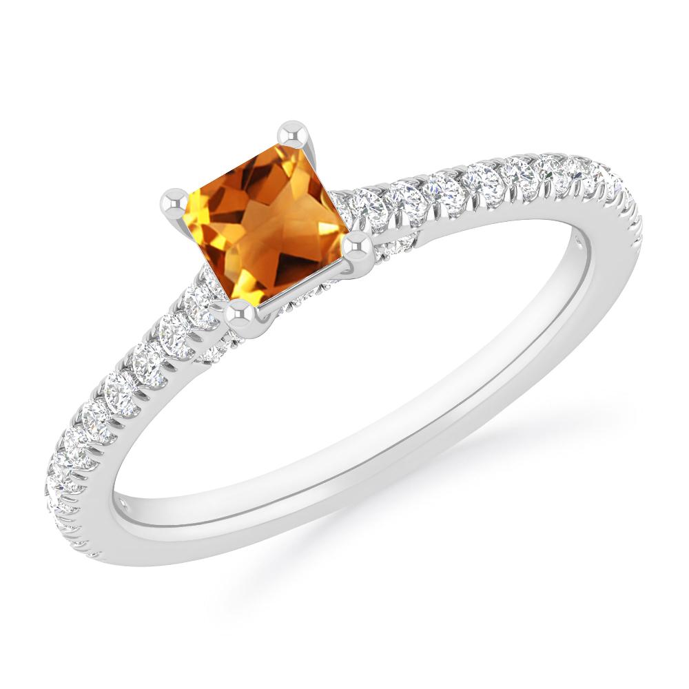 White Gold - Citrine