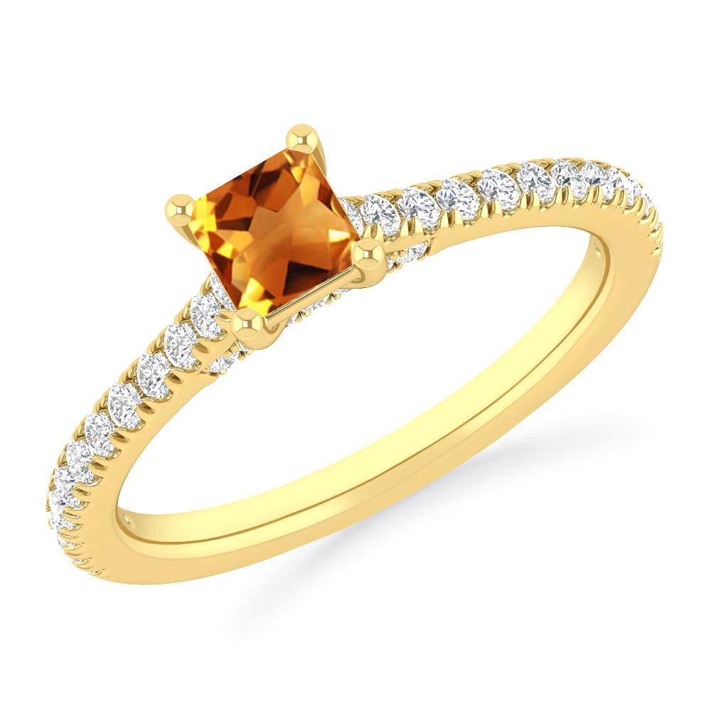 Yellow Gold - Citrine