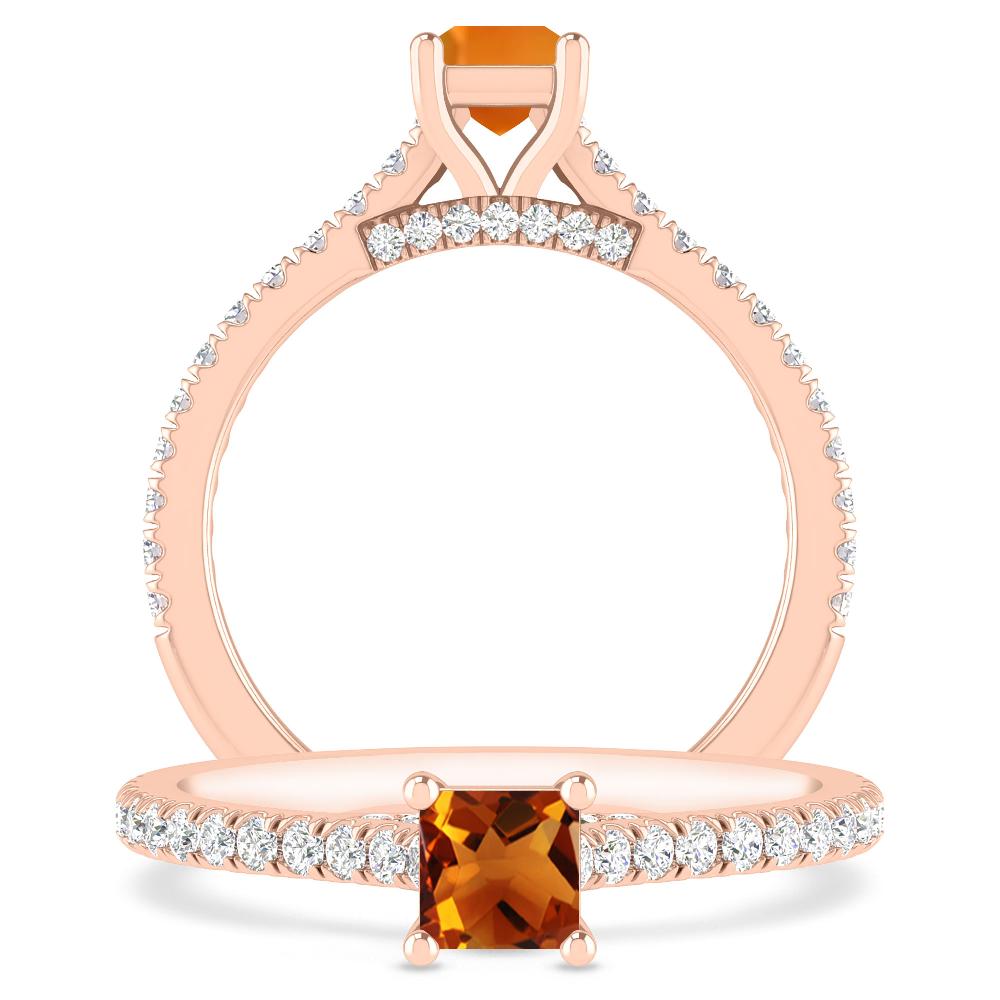 Rose Gold - Citrine