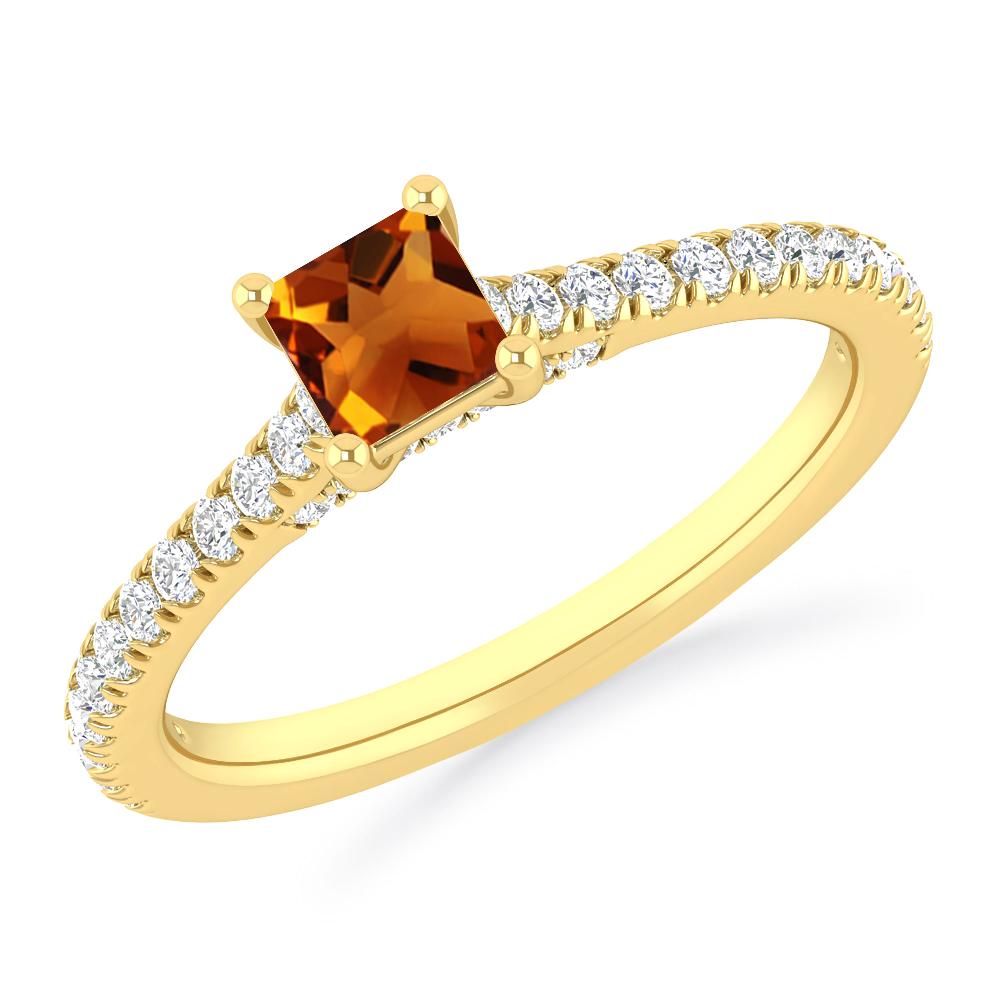 Yellow Gold - Citrine