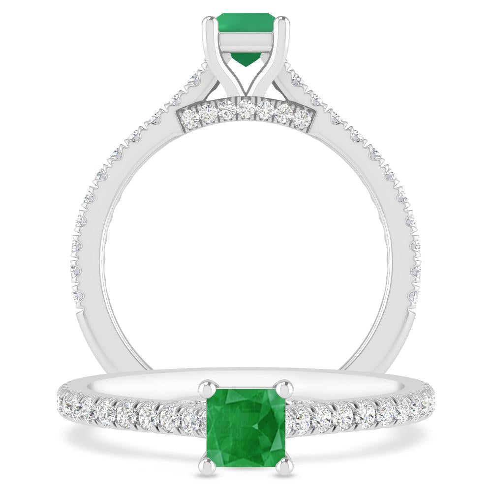 White Gold - Emerald