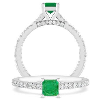 White Gold - Emerald