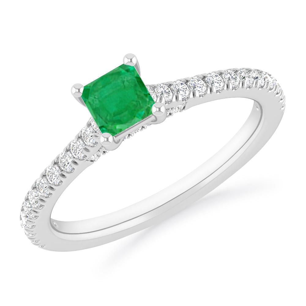 White Gold - Emerald