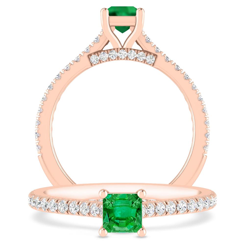 Rose Gold - Emerald