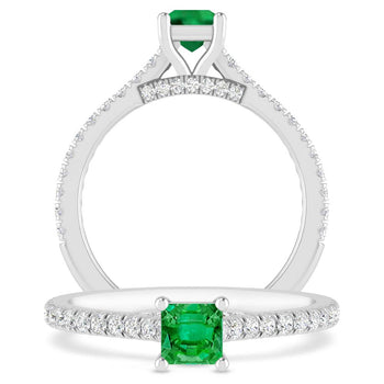 White Gold - Emerald