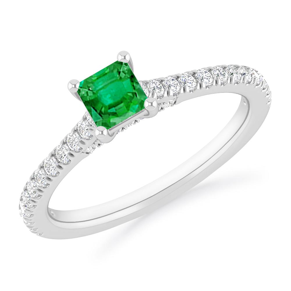 White Gold - Emerald