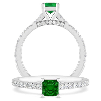 White Gold - Emerald