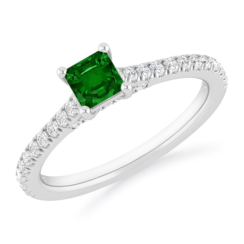 White Gold - Emerald