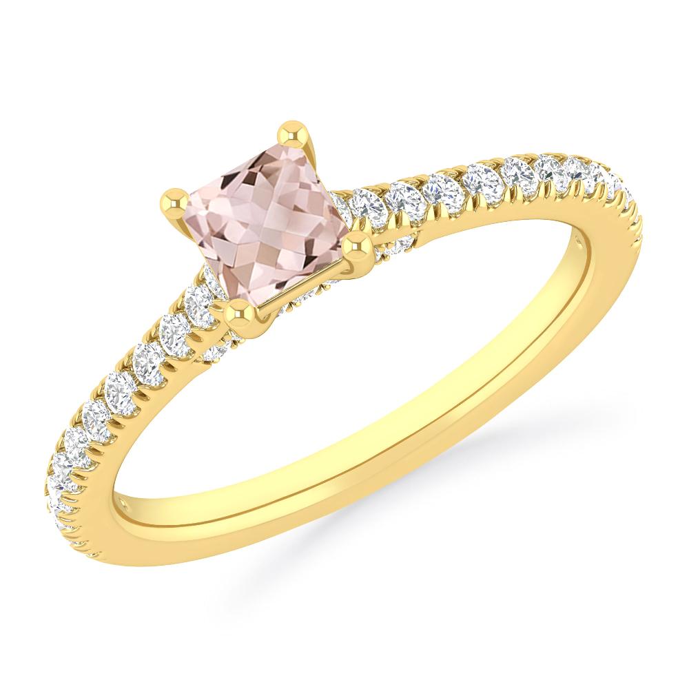 Yellow Gold - Morganite