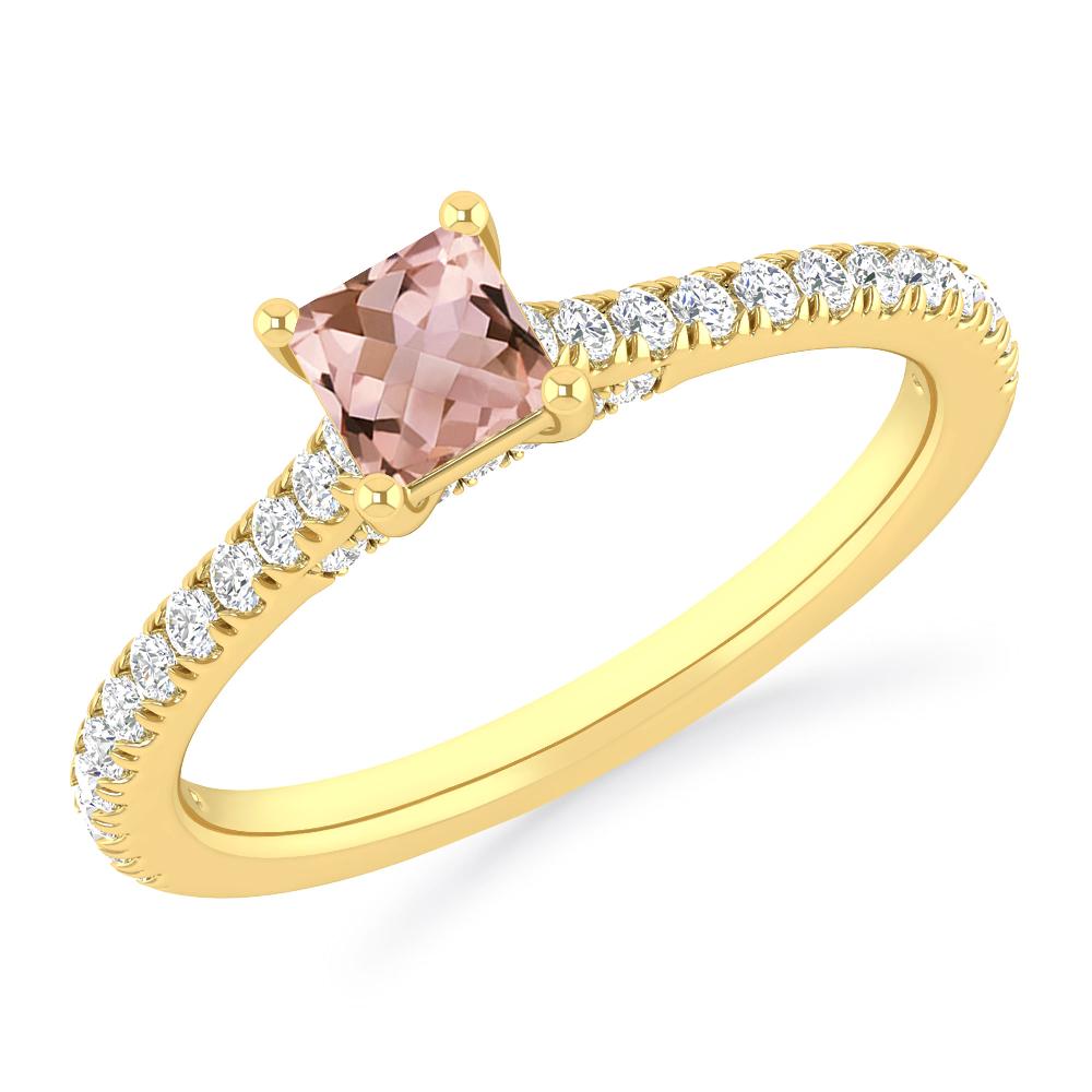 Yellow Gold - Morganite