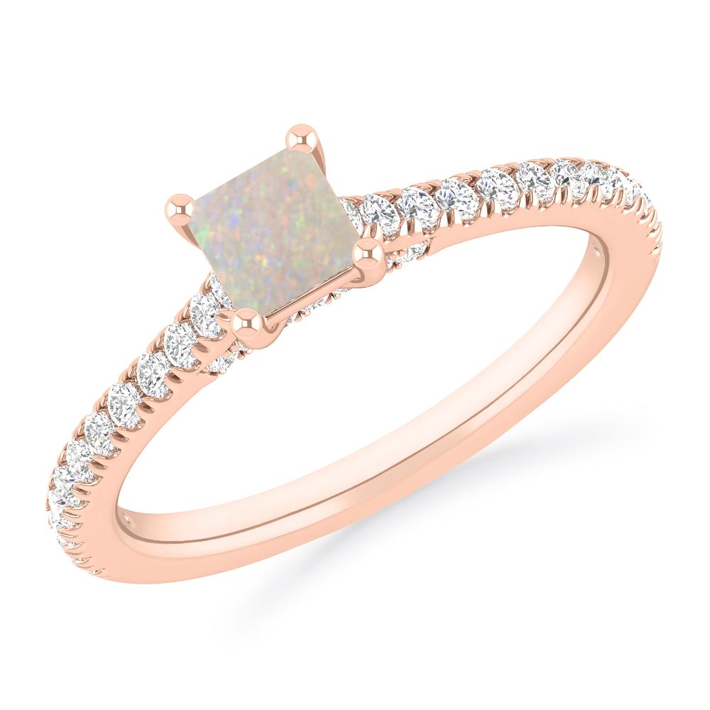 Rose Gold - Opal