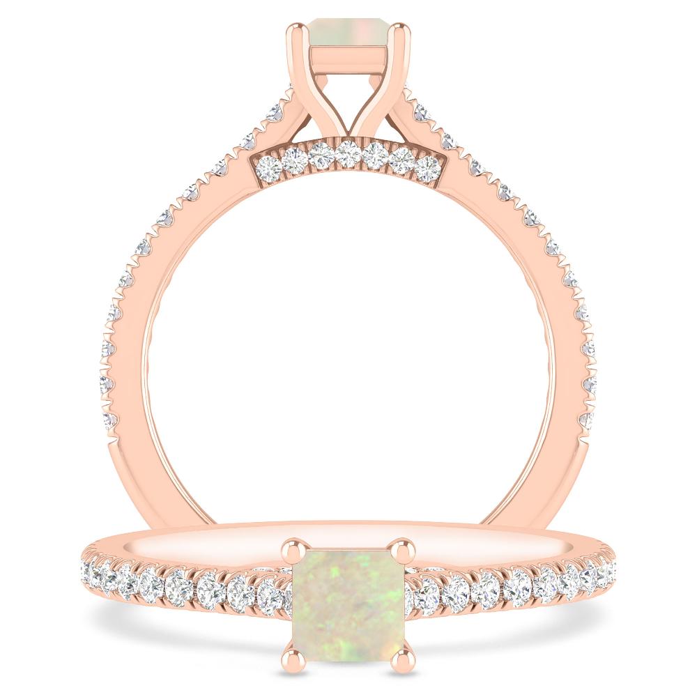 Rose Gold - Opal