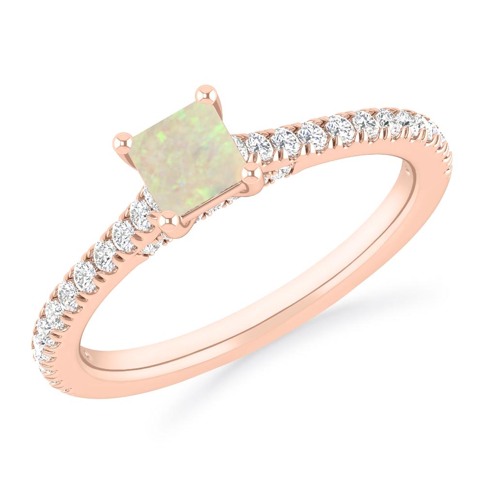 Rose Gold - Opal