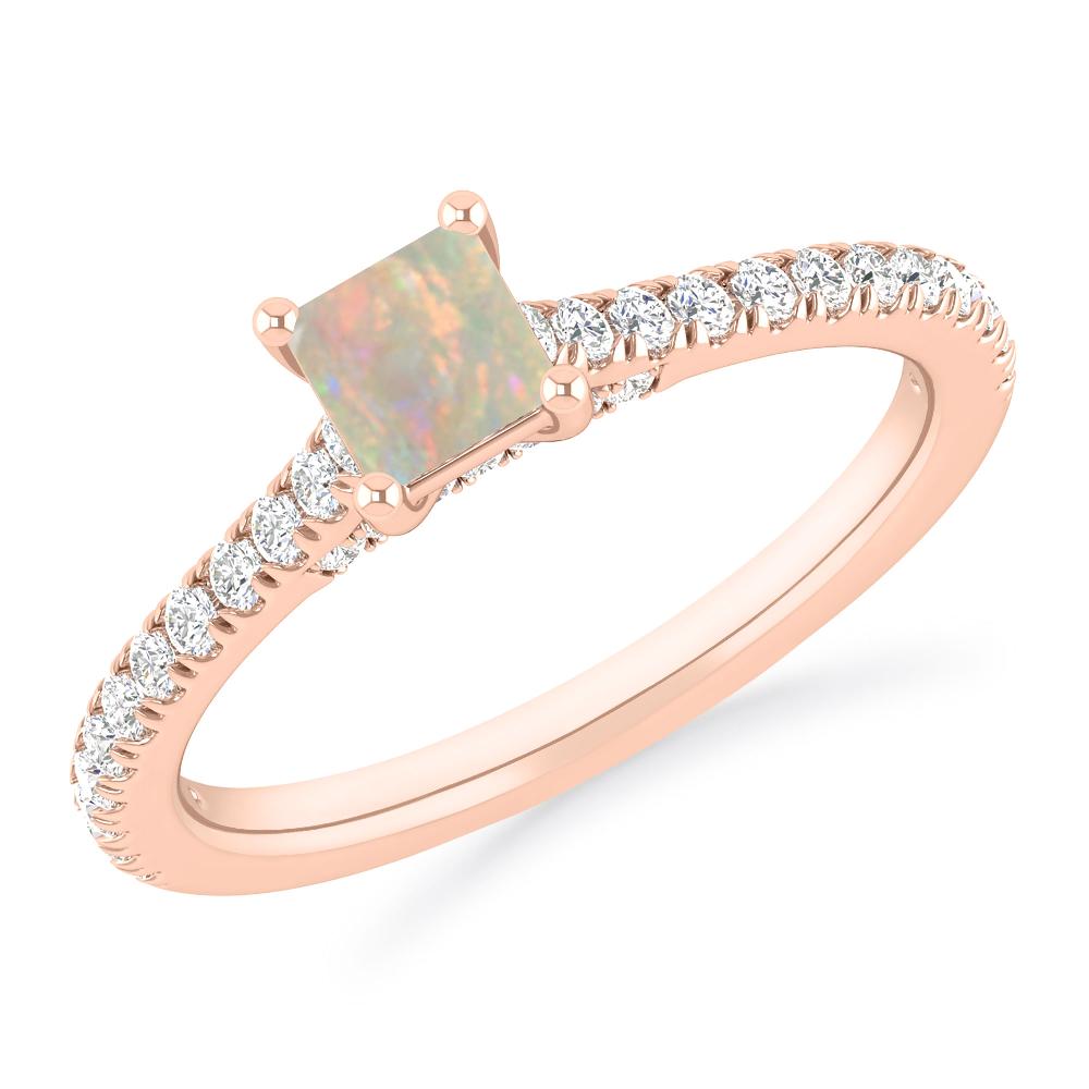 Rose Gold - Opal