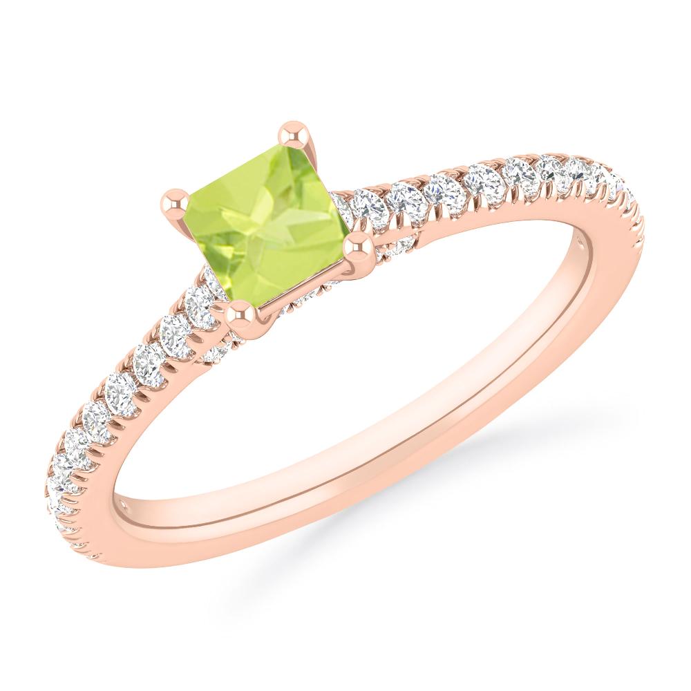 Rose Gold - Peridot