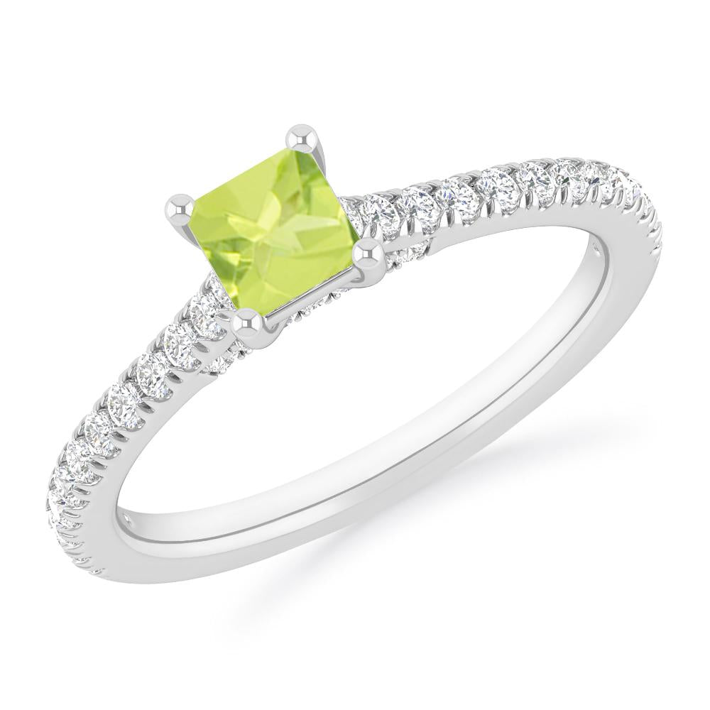 White Gold - Peridot