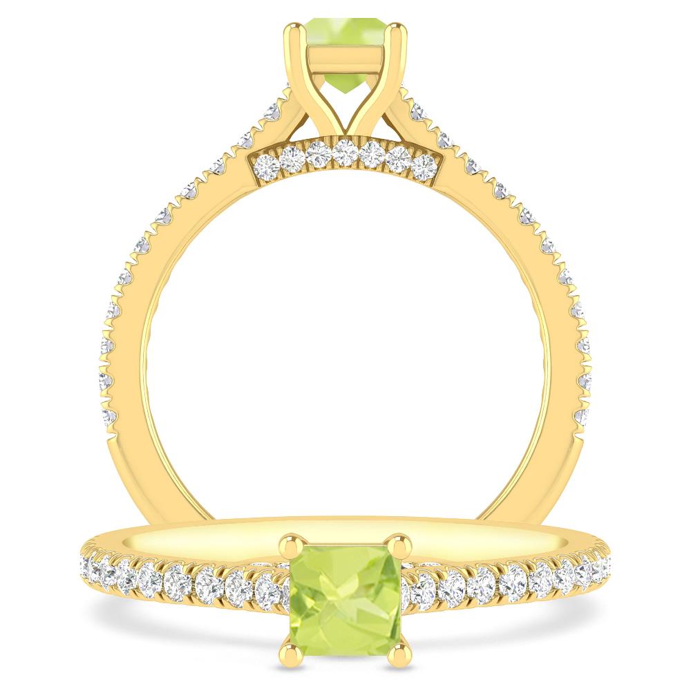 Yellow Gold - Peridot