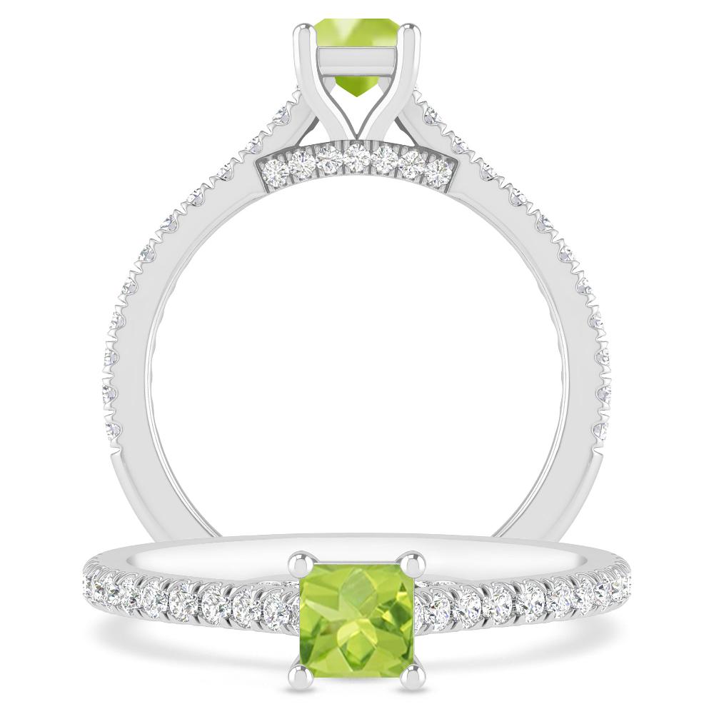 White Gold - Peridot