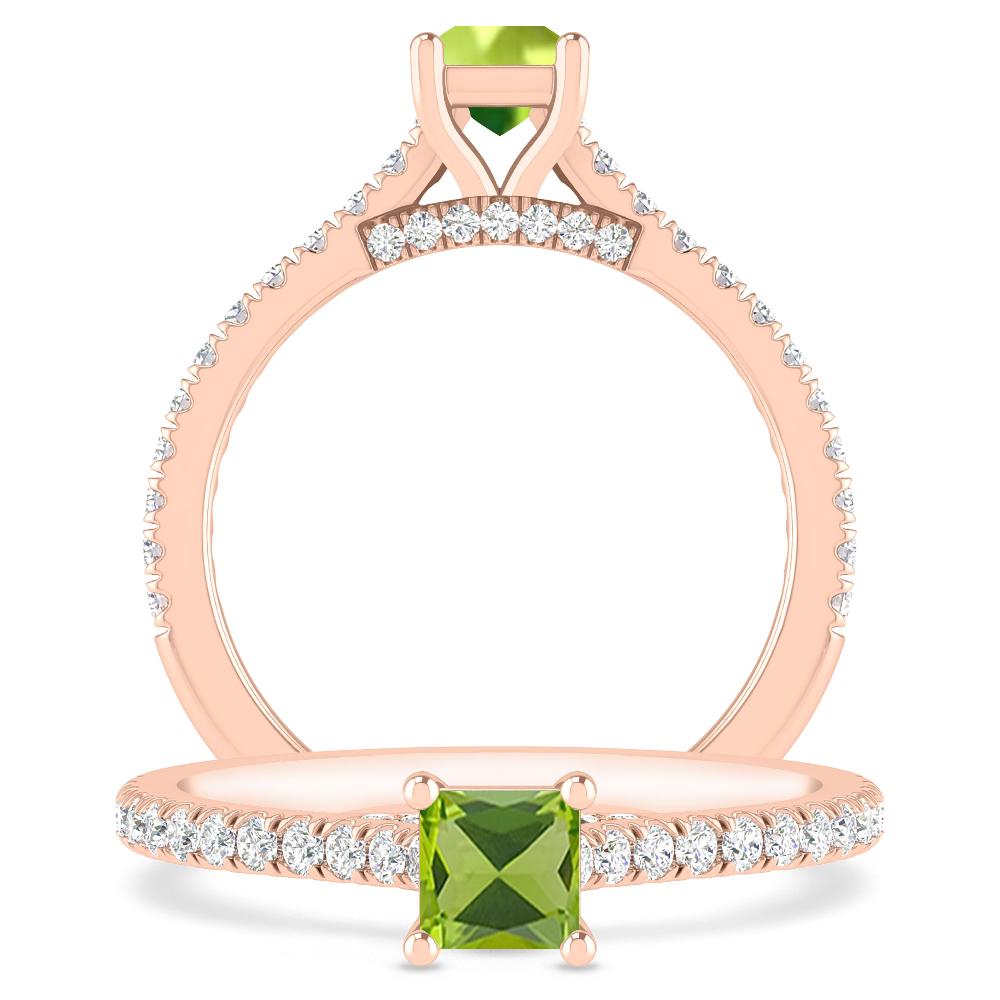 Rose Gold - Peridot