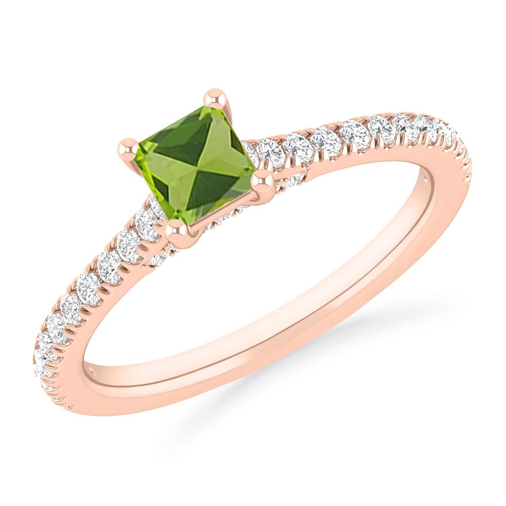 Rose Gold - Peridot