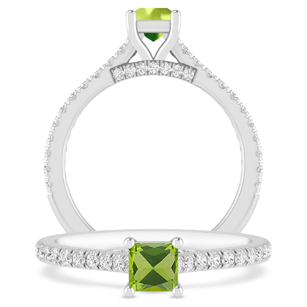 White Gold - Peridot