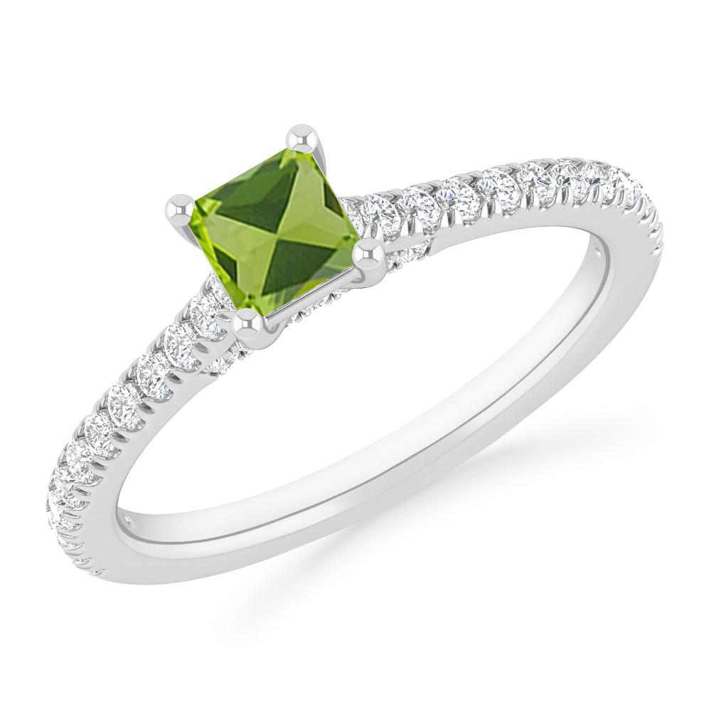 White Gold - Peridot