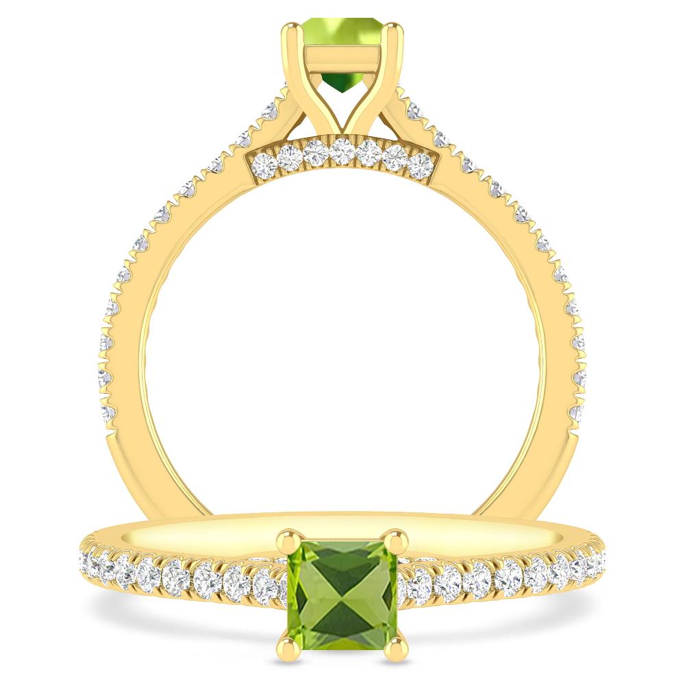 Yellow Gold - Peridot