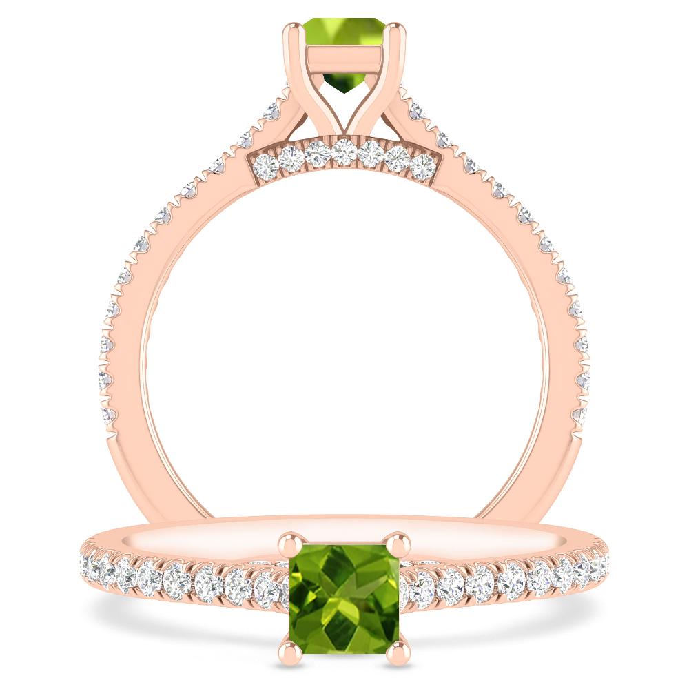 Rose Gold - Peridot