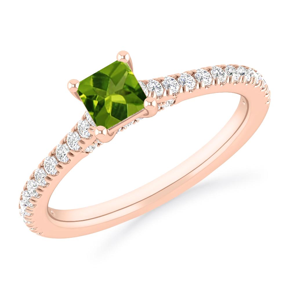 Rose Gold - Peridot