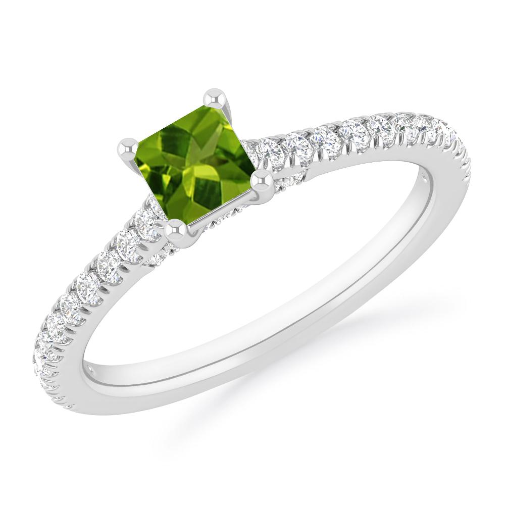 White Gold - Peridot