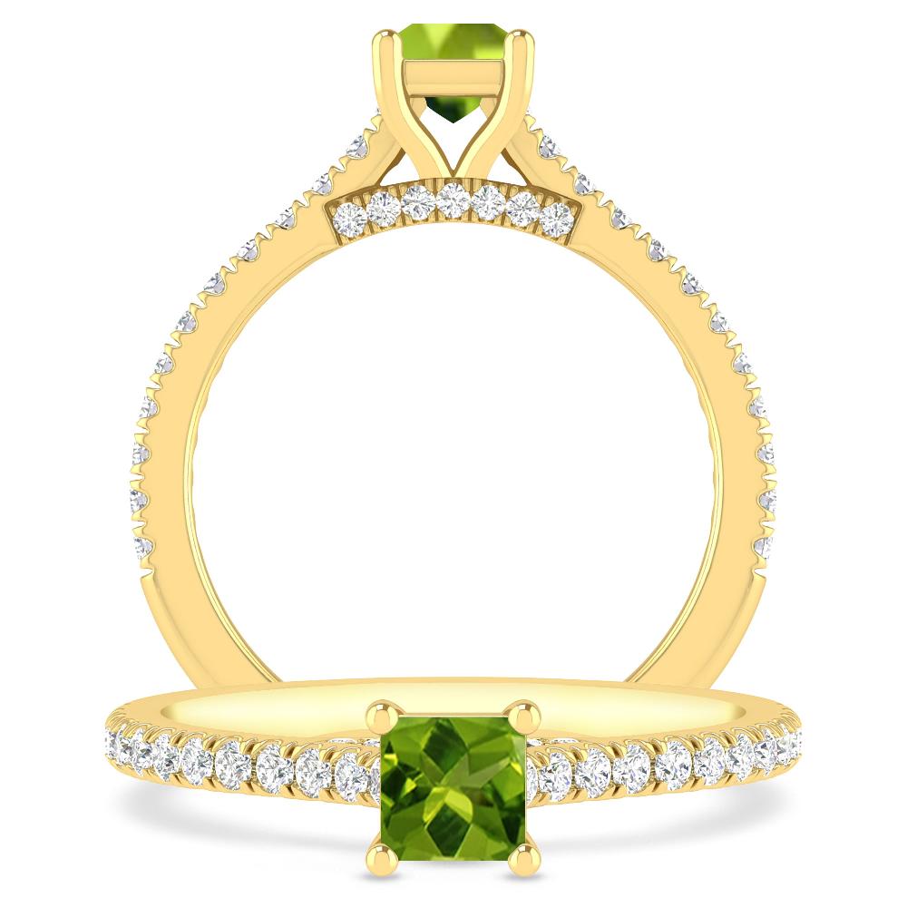 Yellow Gold - Peridot