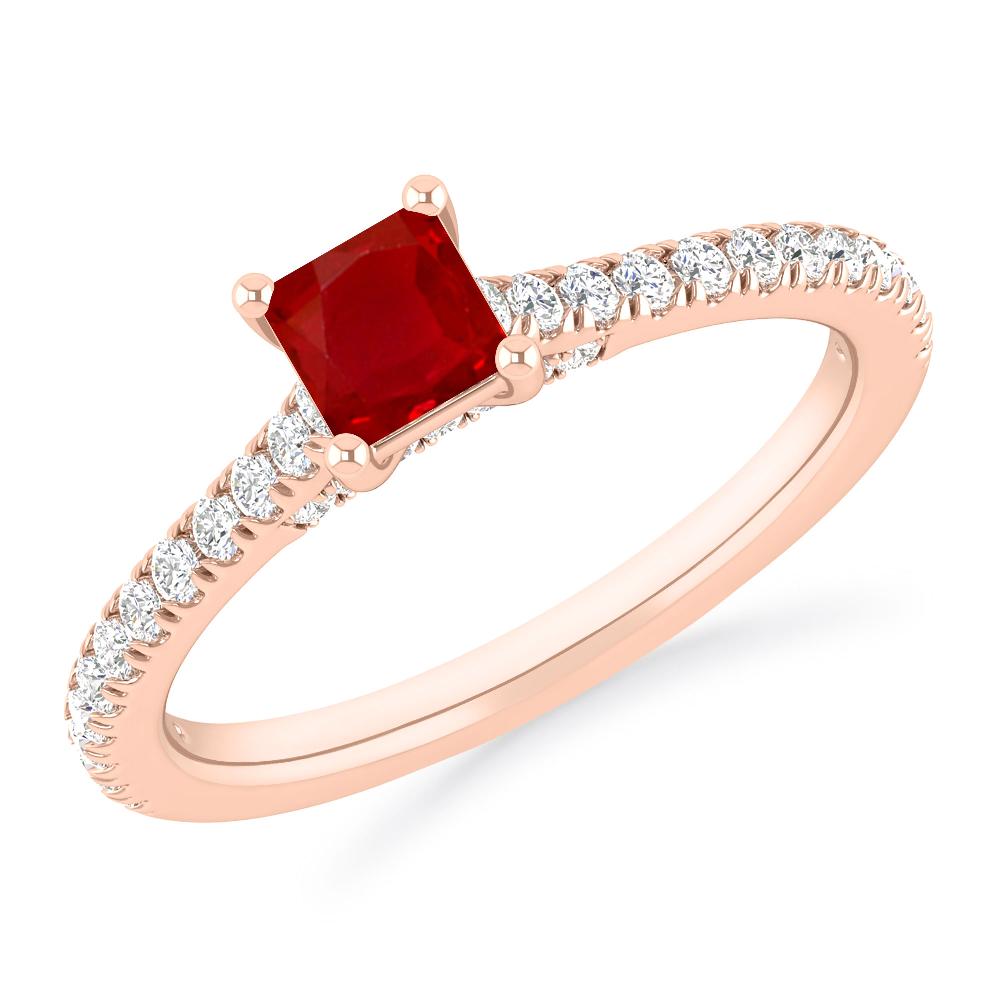 Rose Gold - Ruby