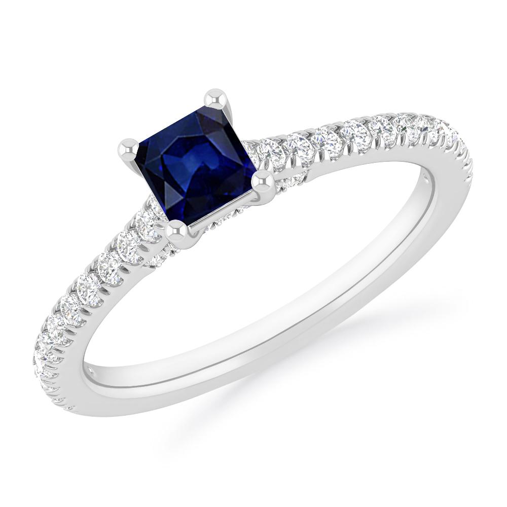 White Gold - Sapphire